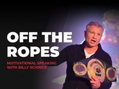 Billy Schwer- Inspirational & Motivational Speaker and Performance Coach for Mental Boxing